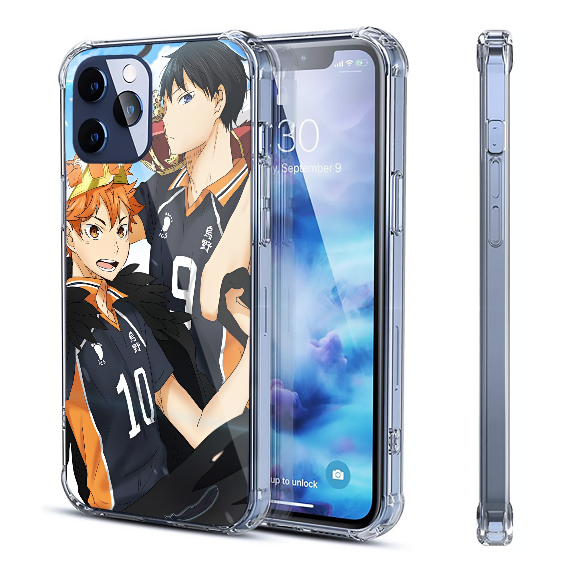 （画像用） ハイキュー!! Haikyu!! 【iPhone 12シリーズ対応】透明スマホケース（クリアソフトケース）